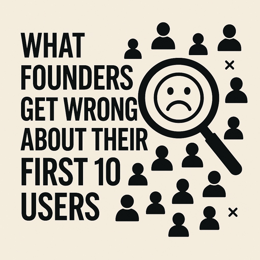 What Founders Get Wrong About Their First 10 Users
